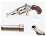 1873 WILD WEST Antique Nickel COLT NEW LINE .32 RF Revolver BACKUP PIECEVERY Nice FRONTIER Nickeled Hideout Gun - 1 of 18