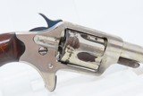 1873 WILD WEST Antique Nickel COLT NEW LINE .32 RF Revolver BACKUP PIECEVERY Nice FRONTIER Nickeled Hideout Gun - 17 of 18