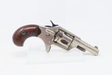1873 WILD WEST Antique Nickel COLT NEW LINE .32 RF Revolver BACKUP PIECEVERY Nice FRONTIER Nickeled Hideout Gun - 15 of 18