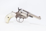 Antique COLT M1877 “Etched Panel” SHERIFF’S MODEL “THUNDERER” Revolver PEARL GRIPS Double Action Colt Made in 1881 - 18 of 20