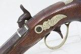 ENGRAVED Antique HENRY DERINGER .45 Percussion Pistol RIVERBOAT GAMBLERSCALIFORNIA GOLD RUSH Era Pistol w/SILVER INLAYS - 17 of 18