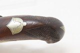 ENGRAVED Antique HENRY DERINGER .45 Percussion Pistol RIVERBOAT GAMBLERSCALIFORNIA GOLD RUSH Era Pistol w/SILVER INLAYS - 8 of 18