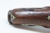 ENGRAVED Antique HENRY DERINGER .45 Percussion Pistol RIVERBOAT GAMBLERSCALIFORNIA GOLD RUSH Era Pistol w/SILVER INLAYS - 14 of 18