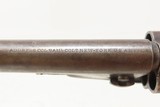 CIVIL WAR Antique COLT Model 1862 POLICE w/ MEXICAN EAGLE CARVED IVORY GRIP With PERIOD LEATHER BELT & HOLSTER - 11 of 20