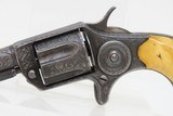Engraved & FACTORY LETTER Antique COLT “NEW LINE” .30 RF w/ANTIQUE IVORIESGilded Age Self-Defense Revolver! - 4 of 18