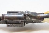 Engraved & FACTORY LETTER Antique COLT “NEW LINE” .30 RF w/ANTIQUE IVORIESGilded Age Self-Defense Revolver! - 12 of 18