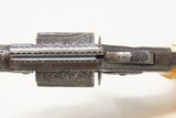 Engraved & FACTORY LETTER Antique COLT “NEW LINE” .30 RF w/ANTIQUE IVORIESGilded Age Self-Defense Revolver! - 7 of 18