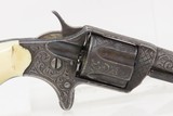 Engraved & FACTORY LETTER Antique COLT “NEW LINE” .30 RF w/ANTIQUE IVORIESGilded Age Self-Defense Revolver! - 16 of 18