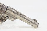 LETTERED & FACTORY ENGRAVED Antique COLT “Open Top” .22 RF Revolver IVORIES Colt’s Answer to Smith & Wesson’s No. 1 Revolver - 19 of 20