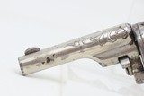 LETTERED & FACTORY ENGRAVED Antique COLT “Open Top” .22 RF Revolver IVORIES Colt’s Answer to Smith & Wesson’s No. 1 Revolver - 5 of 20