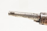 LETTERED & FACTORY ENGRAVED Antique COLT “Open Top” .22 RF Revolver IVORIES Colt’s Answer to Smith & Wesson’s No. 1 Revolver - 10 of 20