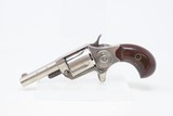 FINE CASED Antique COLT “NEW LINE” .30 Rimfire ETCHED PANEL Pocket Revolver Nickel Plated BRITISH PROOFED with ANTIQUE AMMO - 7 of 25