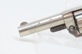 FINE CASED Antique COLT “NEW LINE” .30 Rimfire ETCHED PANEL Pocket Revolver Nickel Plated BRITISH PROOFED with ANTIQUE AMMO - 10 of 25