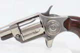 FINE CASED Antique COLT “NEW LINE” .30 Rimfire ETCHED PANEL Pocket Revolver Nickel Plated BRITISH PROOFED with ANTIQUE AMMO - 9 of 25