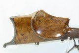 GAME SCENE ENGRAVED Martini SCHUETZEN 8mm Single Shot LEFT HANDED Rifle C&R 20th Century Long Range Competition Style Rifle - 16 of 20