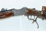 GAME SCENE ENGRAVED Martini SCHUETZEN 8mm Single Shot LEFT HANDED Rifle C&R 20th Century Long Range Competition Style Rifle - 4 of 20