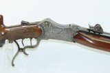 GAME SCENE ENGRAVED Martini SCHUETZEN 8mm Single Shot LEFT HANDED Rifle C&R 20th Century Long Range Competition Style Rifle - 17 of 20