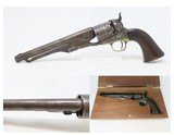 c1863 CIVIL WAR WILD WEST Antique U.S. COLT Model 1860 .44 Percussion ARMY
In Custom Made Fitted Case