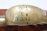 “DYC” UNIT MARKED BRITISH Antique DRAGOON Pattern 1796 Flintlock CAVALRY Devon Yeomanry Cavalry Marked Pistol - 15 of 22