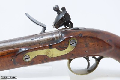 “DYC” UNIT MARKED BRITISH Antique DRAGOON Pattern 1796 Flintlock CAVALRY Devon Yeomanry Cavalry Marked Pistol - Image 21 of 22