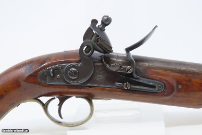 “DYC” UNIT MARKED BRITISH Antique DRAGOON Pattern 1796 Flintlock CAVALRY Devon Yeomanry Cavalry Marked Pistol - Image 4 of 22
