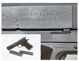 c1945 World War II U.S. ARMY Marked COLT M1911A1 .45 Semi-Auto Pistol C&R
WORLD WAR II era Model 1911 Government Model