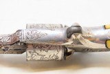 CASED, FULLY ENGRAVED Antique Moore’s Patent TEAT-FIRE Revolver IVORY GRIPS Front Loader That Circumvented S&W’s Patents - 15 of 20