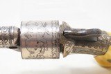 CASED, FULLY ENGRAVED Antique Moore’s Patent TEAT-FIRE Revolver IVORY GRIPS Front Loader That Circumvented S&W’s Patents - 11 of 20