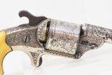 CASED, FULLY ENGRAVED Antique Moore’s Patent TEAT-FIRE Revolver IVORY GRIPS Front Loader That Circumvented S&W’s Patents - 19 of 20