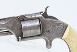 ENGRAVED Civil War SMITH & WESSON Antique No. 2 “Old Army” ANTIQUE IVORIES
SILVER PLATED! Made During the Civil War Era c1864 - 4 of 20