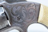 ENGRAVED Civil War SMITH & WESSON Antique No. 2 “Old Army” ANTIQUE IVORIES
SILVER PLATED! Made During the Civil War Era c1864 - 6 of 20