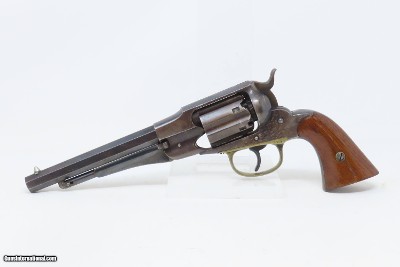 RARE Fluted Cylinder REMINGTON-RIDER Double Action New Model BELT Revolver1 of 300 CIVIL WAR Era Revolvers .36 Caliber - Image 2 of 18