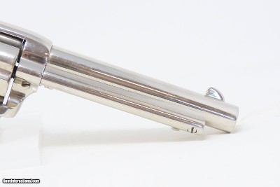 COLT Single Action Army Revolver.32-20 WCF NICKEL FINISH SAA C&R PEACEMAKER Colt 6-Shooter Made in 1912 - Image 19 of 19