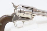 COLT Single Action Army Revolver.32-20 WCF NICKEL FINISH SAA C&R PEACEMAKER Colt 6-Shooter Made in 1912 - 18 of 19