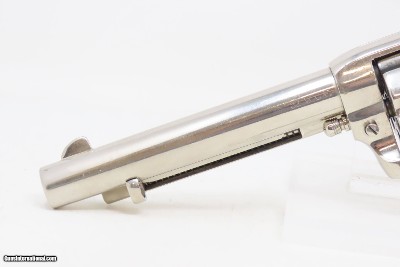 COLT Single Action Army Revolver.32-20 WCF NICKEL FINISH SAA C&R PEACEMAKER Colt 6-Shooter Made in 1912 - Image 5 of 19