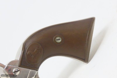 COLT Single Action Army Revolver.32-20 WCF NICKEL FINISH SAA C&R PEACEMAKER Colt 6-Shooter Made in 1912 - Image 3 of 19