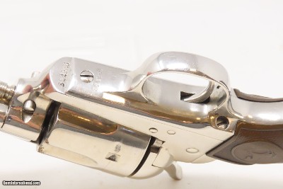 COLT Single Action Army Revolver.32-20 WCF NICKEL FINISH SAA C&R PEACEMAKER Colt 6-Shooter Made in 1912 - Image 14 of 19
