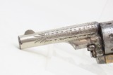 1874 mfg. FACTORY ENGRAVED Antique COLT “Open Top” .22 RF POCKET RevolverColt’s Answer to Smith & Wesson’s No. 1 Revolver - 5 of 19