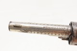 1874 mfg. FACTORY ENGRAVED Antique COLT “Open Top” .22 RF POCKET RevolverColt’s Answer to Smith & Wesson’s No. 1 Revolver - 10 of 19