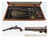Antique COLT M1851 NAVY .36 Percussion Revolver in Case Civil War Wild West ANTEBELLUM REVOLVER Made 1857