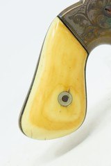 Antique BROOKLYN Arms SLOCUM Separate Chambers Revolver CIVIL WAR Engravedw/Rollin White By-Passing Sliding Chambers - 18 of 20