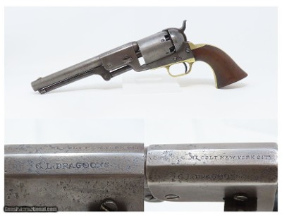 “C.L. DRAGOONS” CONFEDERATE ISSUE 3rd Model COLT DRAGOON Revolver Very Rare One of 100 with 8” BARREL out of 10,500 Total