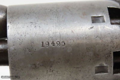 “C.L. DRAGOONS” CONFEDERATE ISSUE 3rd Model COLT DRAGOON Revolver Very Rare One of 100 with 8” BARREL out of 10,500 Total - Image 6 of 20
