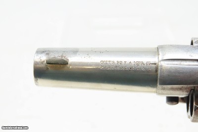 1883 mfr Antique COLT “NEW HOUSE” Model .38 CF ETCHED PANEL Revolver SCARCE With CUSTOM FITTED CASE - Image 15 of 24