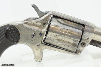 1883 mfr Antique COLT “NEW HOUSE” Model .38 CF ETCHED PANEL Revolver SCARCE With CUSTOM FITTED CASE - Image 23 of 24