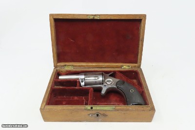 1883 mfr Antique COLT “NEW HOUSE” Model .38 CF ETCHED PANEL Revolver SCARCE With CUSTOM FITTED CASE - Image 2 of 24