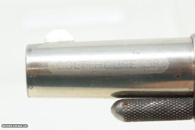 1883 mfr Antique COLT “NEW HOUSE” Model .38 CF ETCHED PANEL Revolver SCARCE With CUSTOM FITTED CASE - Image 10 of 24
