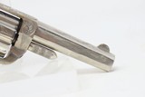 FACTORY LETTERED & ENGRAVED Antique COLT NEW LINE .22 RF POCKET Revolver
SELF DEFENSE Revolver w/NICKEL FINISH & PEARL GRIPS - 18 of 19