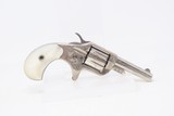 FACTORY LETTERED & ENGRAVED Antique COLT NEW LINE .22 RF POCKET Revolver
SELF DEFENSE Revolver w/NICKEL FINISH & PEARL GRIPS - 15 of 19