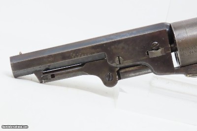 CIVIL WAR Antique COLT M1862 POCKET NAVY .36 Revolver SHARP CYLINDER SCENE1 of 19,000 Produced by COLT - Image 5 of 21